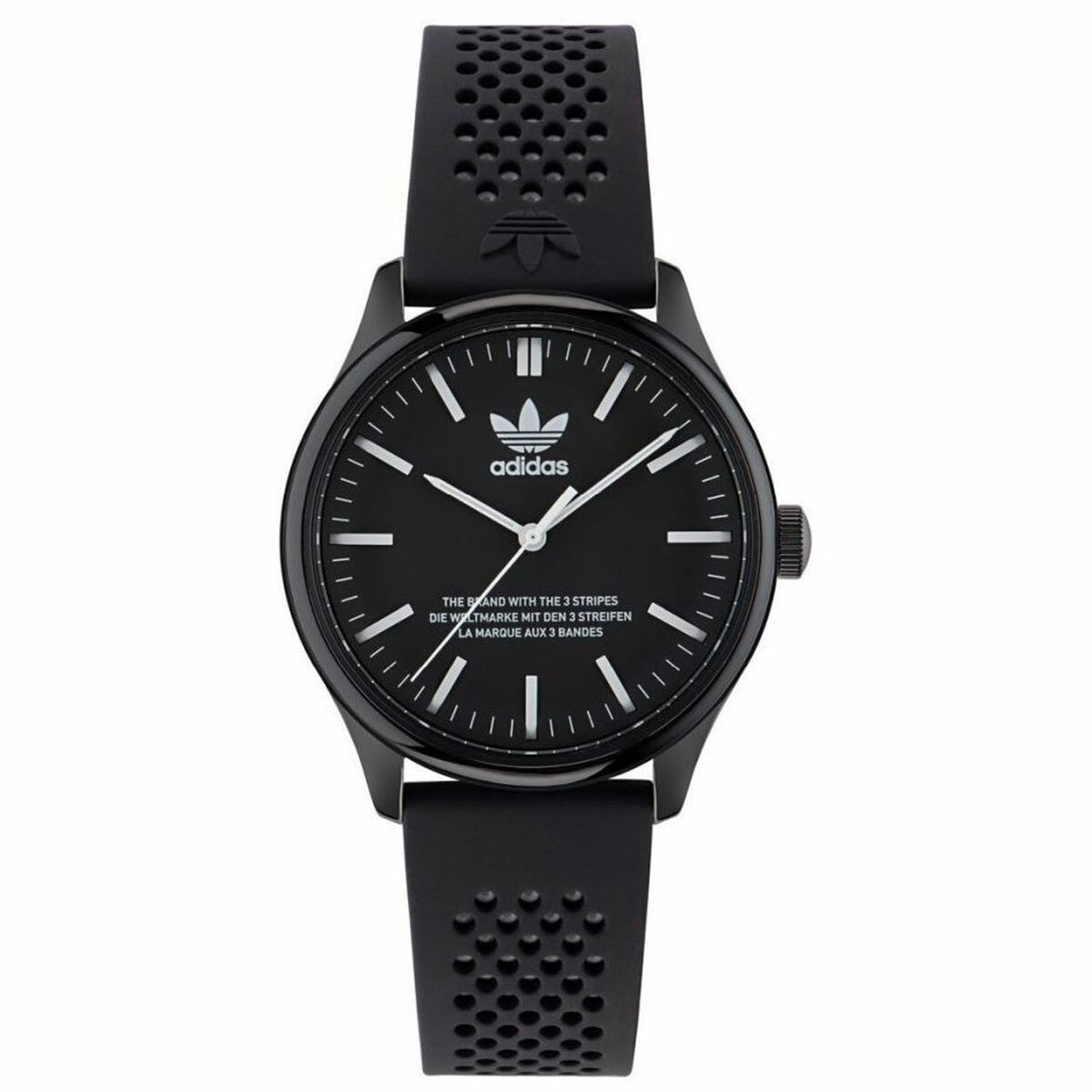 Adidas Originals Code One Black Dial Silicone Strap Watch AOSY23031 Adidas Originals Code One Black Dial Silicone Strap Watch AOSY23031
