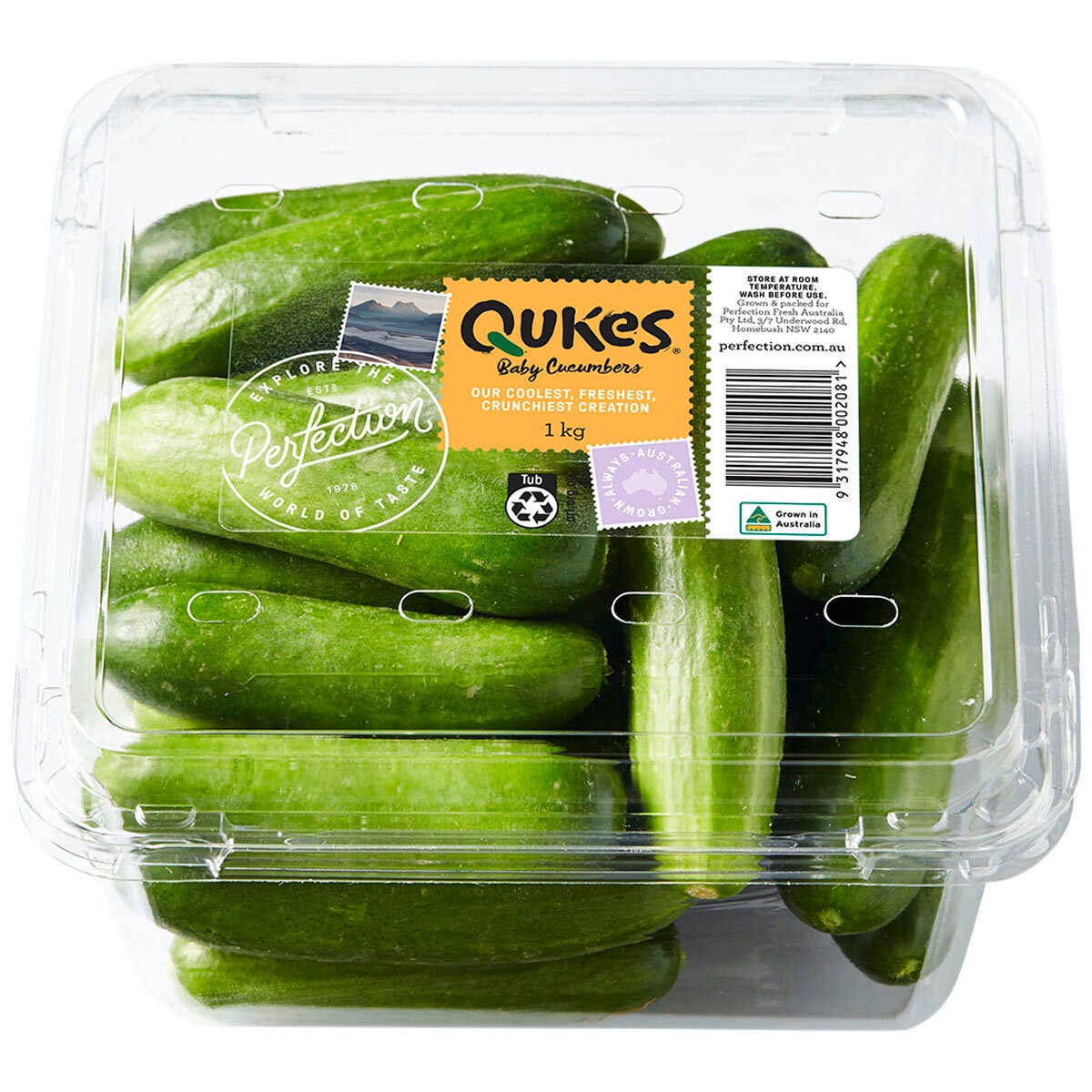 Qukes Baby Cucumbers 1kg