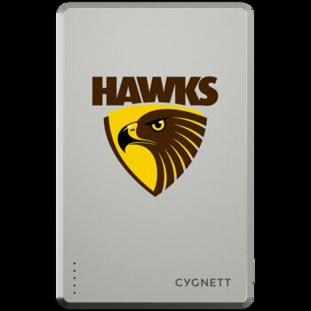 Cygnett 5k Slim Mag Power Bank- Hawthorn Hawks CY5368PBCHE