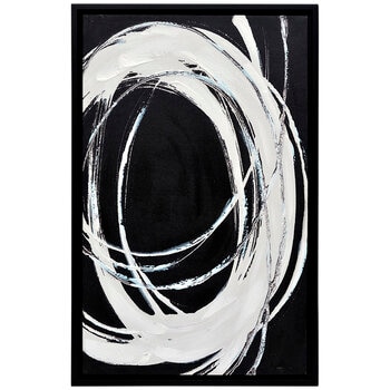 CAFE Lighting & Living Gone With The Wind Canvas Painting Black/White