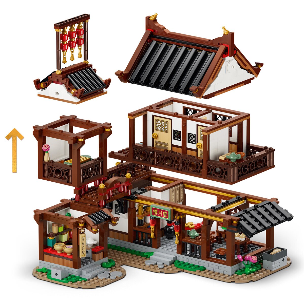 LEGO Chinese Festivals Ancient Moon-Gazing Inn Building Set 80121 LEGO Chinese Festivals Ancient Moon-Gazing Inn Building Set 80121