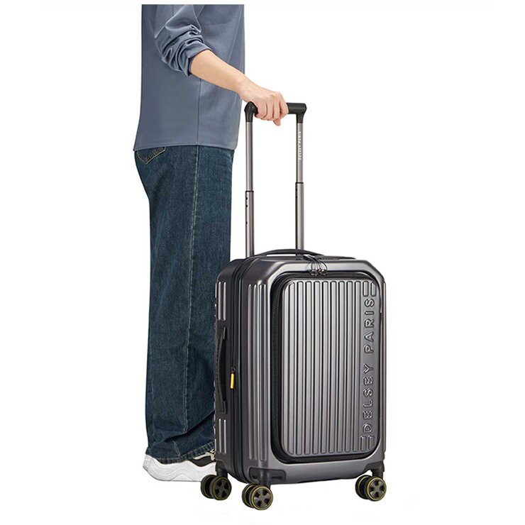 Hybrid Hardside Carry On With Front Lid Opening