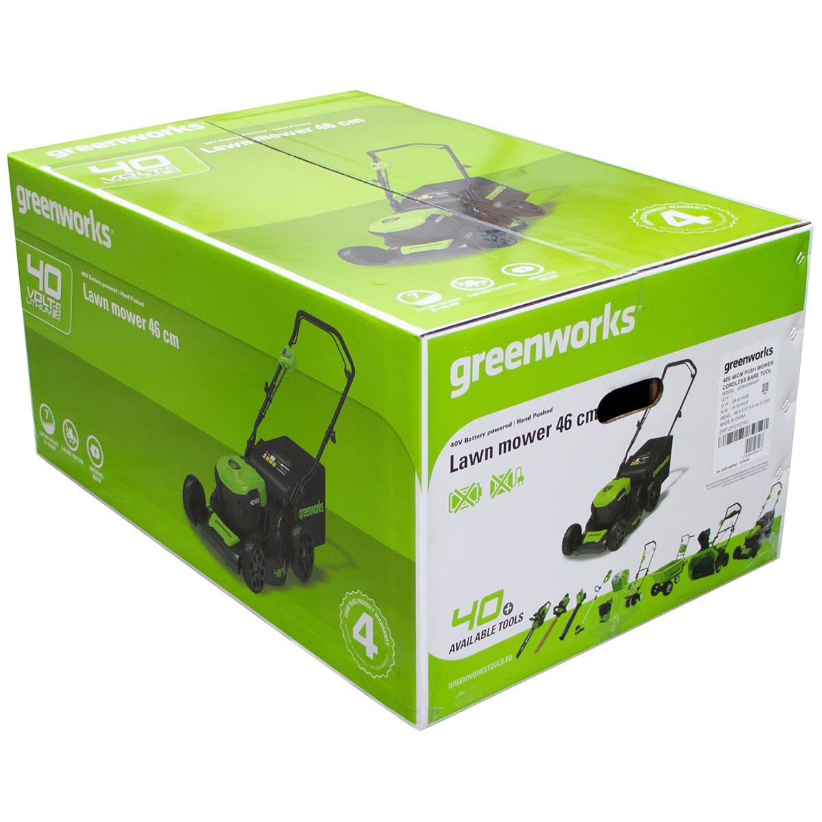 Greenworks Battery Powered Lawn Mower 2510107AUKit Costco Australia