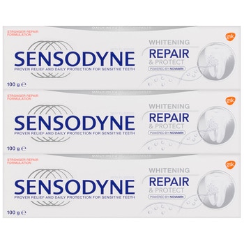Sensodyne Repair and Protect Whitening Toothpaste 3 x 100g