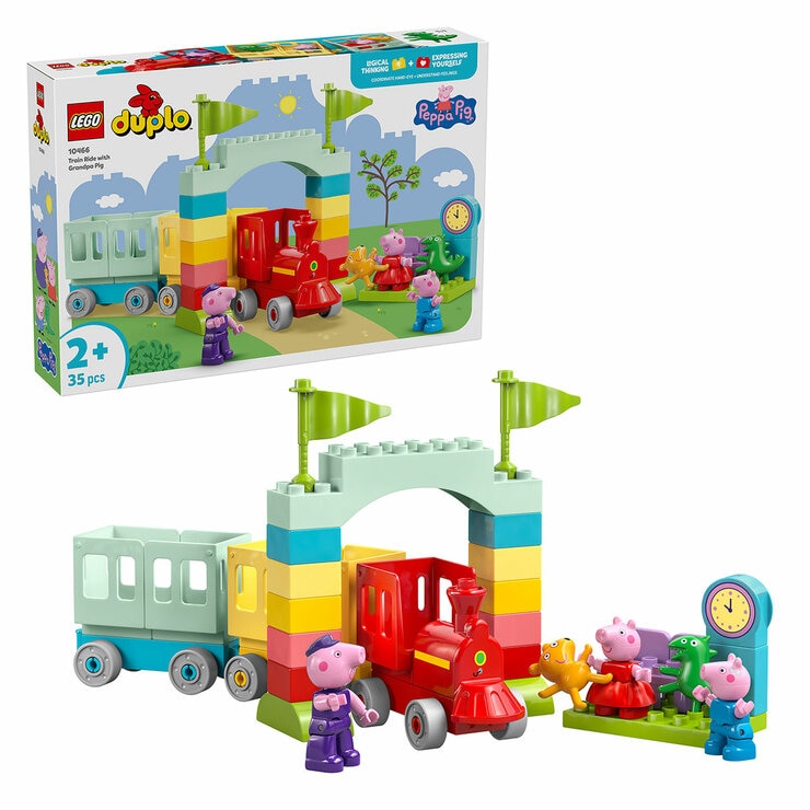LEGO DUPLO Peppa Pig Train Ride with Grandpa Pig 10466