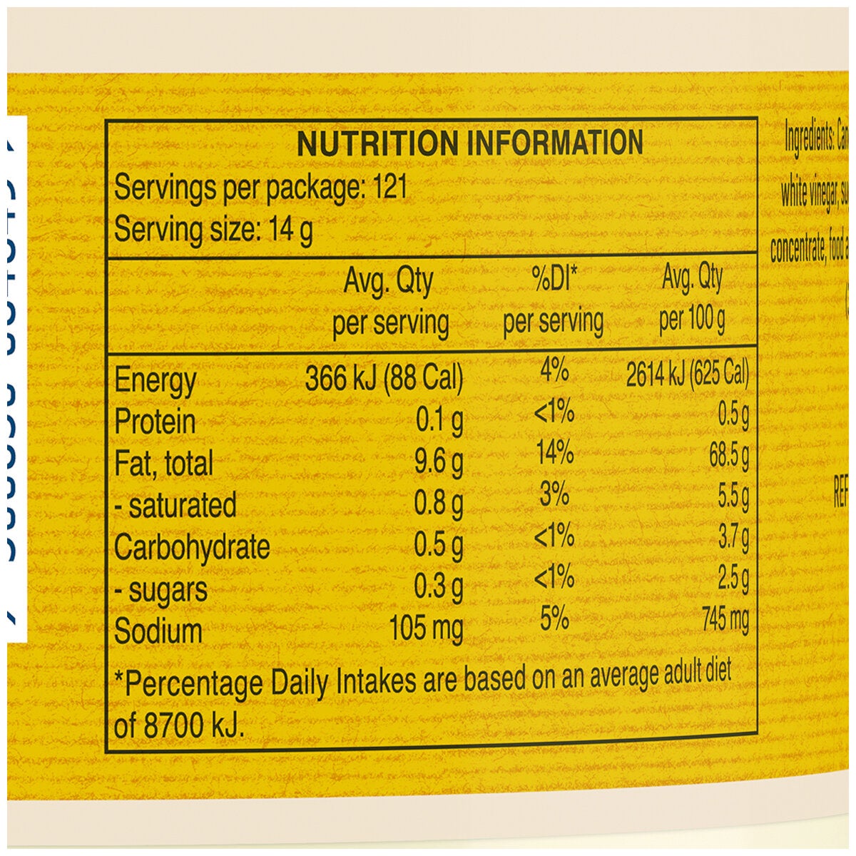 Best Foods Mayonnaise 1.7kg Best Foods Mayonnaise 1.7kg