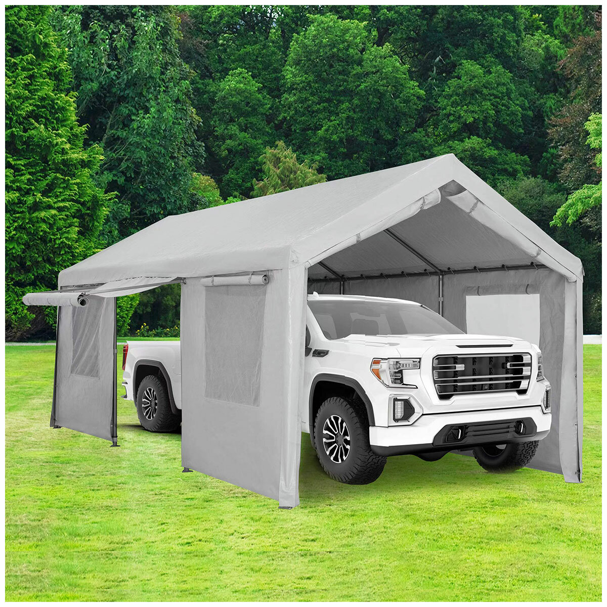 Car Canopy 3 x 6m - Grey