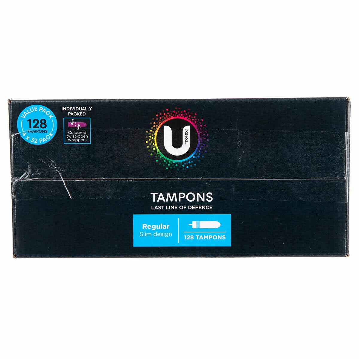 U By Kotex Regular Tampons 128 Pack/