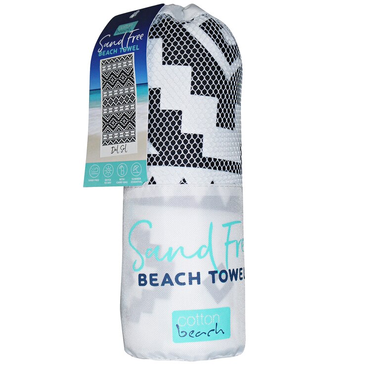 Cotton Beach Sand Free Beach Towel Del Sol Costco Australia