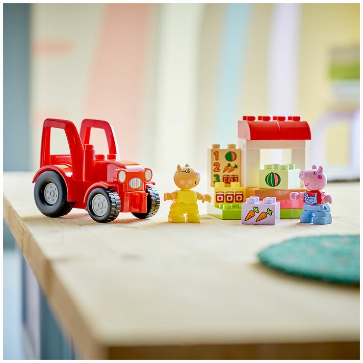 LEGO DUPLO Peppa Pig Tractor and Market 10468