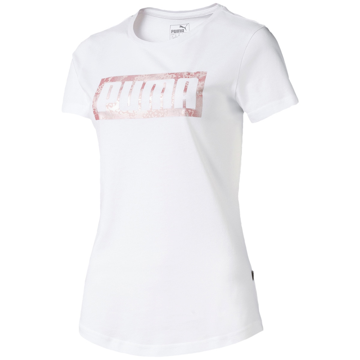 Puma-Women's Graphic Logo Tee - White