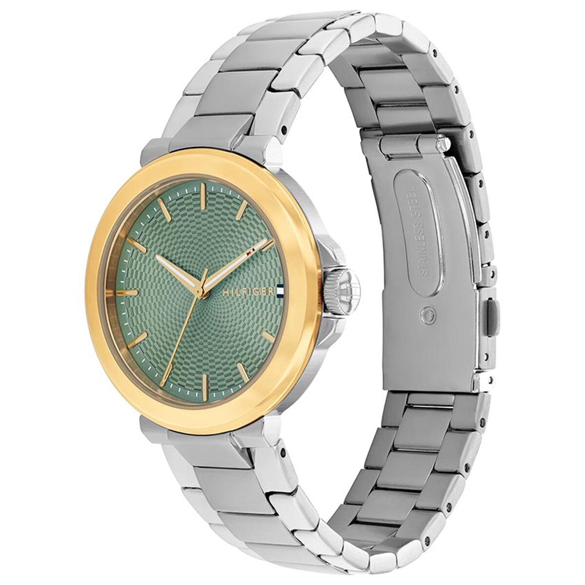 Tommy Hilfiger Lori Stainless Steel Green Dial Women's Watch 1782778