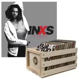 Crosley Record Storage Crate & INXS The Very Best - Double Vinyl Album Bundle
