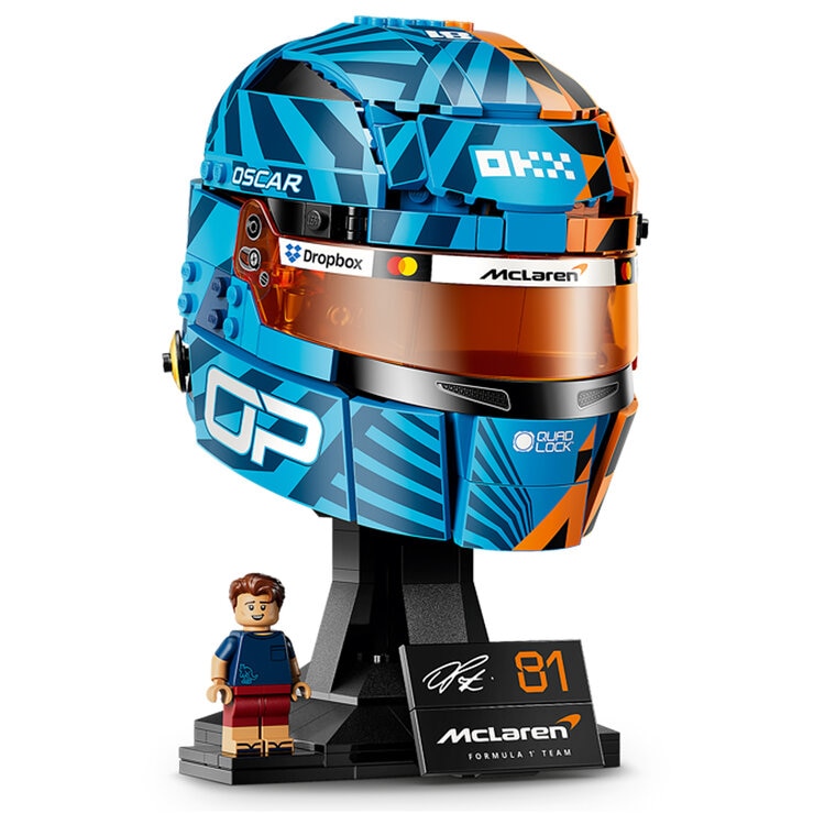 LEGO McLaren Mastercard F1 Team Oscar Piastri Helmet 43017 LEGO McLaren Mastercard F1 Team Oscar Piastri Helmet 43017