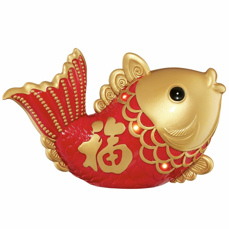 Lunar New Year Resin Nightlights 2 Pack Panda And Fish Lunar New Year Resin Nightlights 2 Pack Panda And Fish