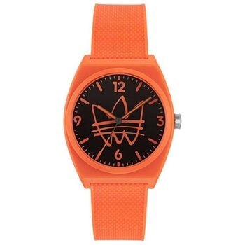 Adidas Originals Project Two Orange Resin Strap Analogue Watch AOST22562