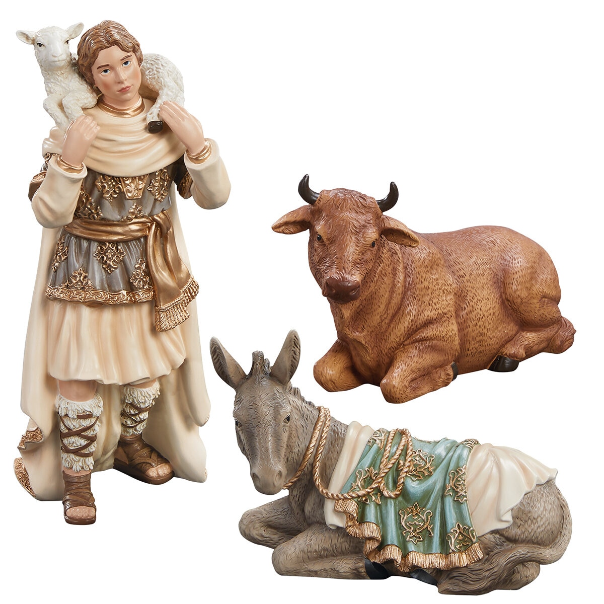 Kirkland Signature Hand-Painted Nativity Set 13 Piece