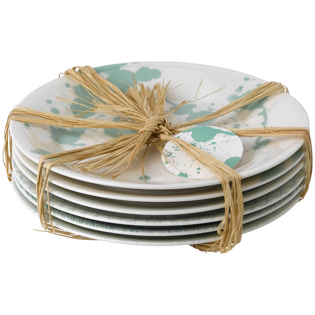 Royal Doulton Pacific Mint 6pc 23cm Plates