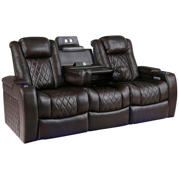 Valencia Home Theatre Tuscany Console Edition 3 Seater Dark Chocolate Valencia Home Theatre Tuscany Console Edition 3 Seater Dark Chocolate