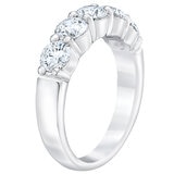 Platinum 2.00ctw Diamond 5 Stone Ring