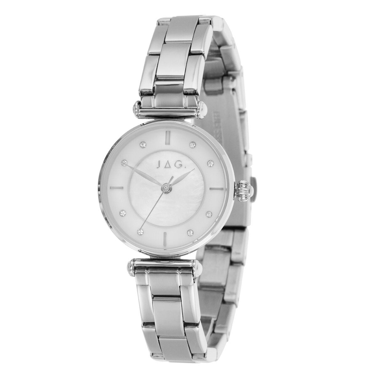 JAG Portland Stainless Steel Mother of Pearl Dial Women's Watch J2924A JAG Portland Stainless Steel Mother of Pearl Dial Women's Watch J2924A