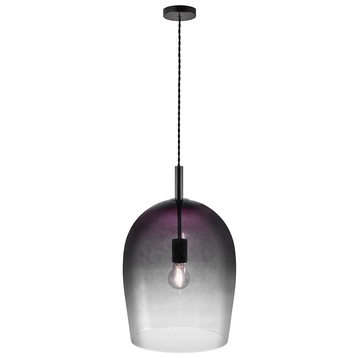 Nordlux Uma 30 Pendant Smoke GlassMetal IP20 E27