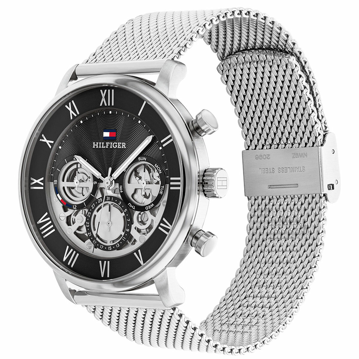 Tommy Hilfiger Legend Stainless Steel Black Dial Men's Watch 1710708