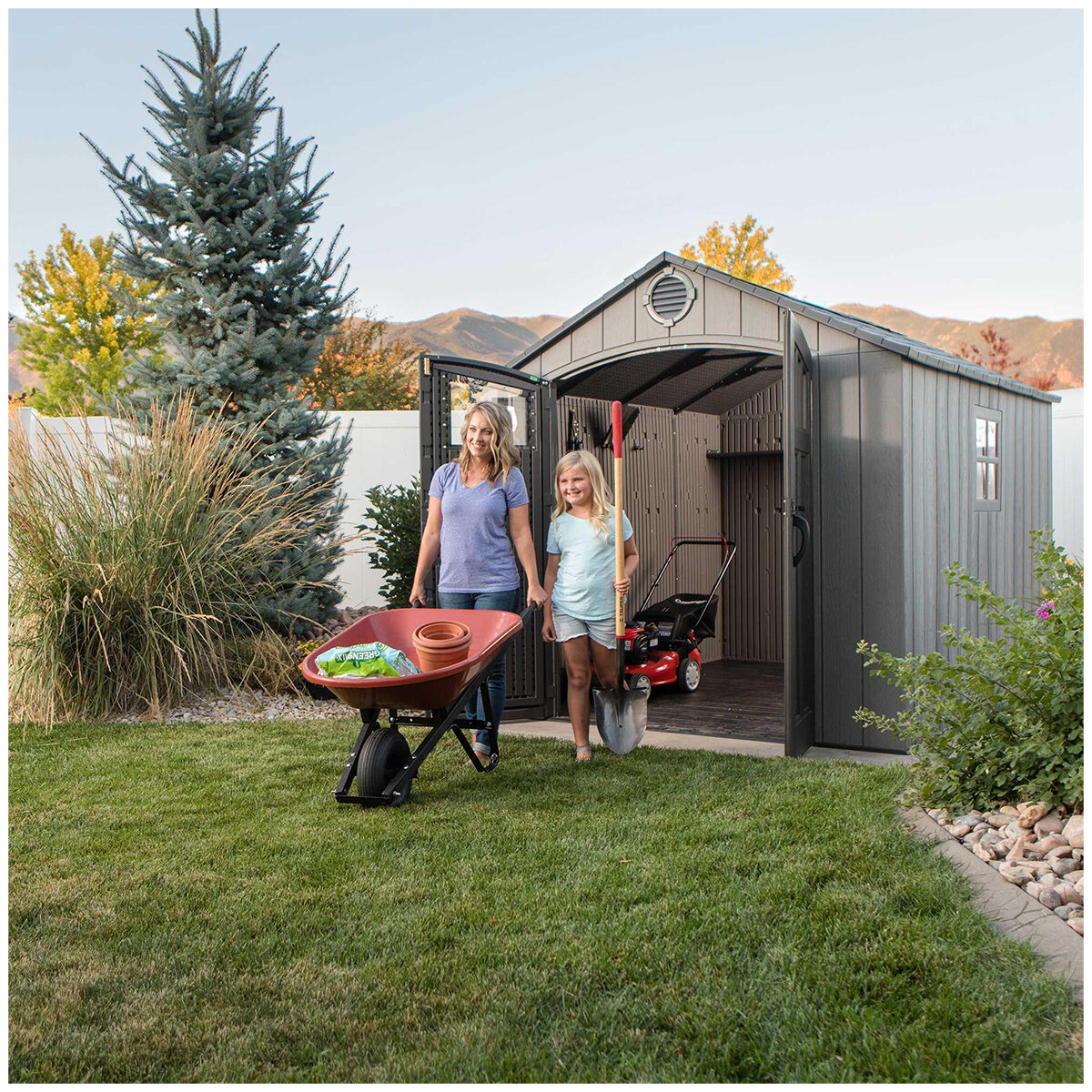 Lifetime Storage Shed 2.4 x 3 Metre