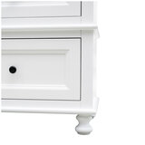 Moran Cassis Bedside Table White