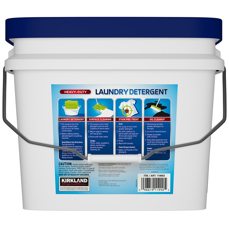 Kirkland Signature Heavy Duty Laundry Powder 12.7 kg