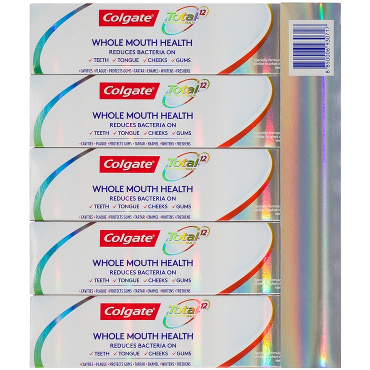 Colgate Total Advanced Clean Toothpaste 5 x 200g Costco Australia