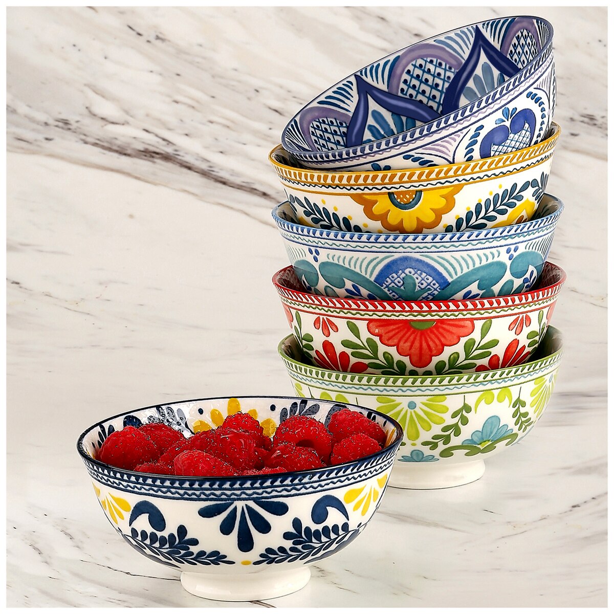 Talavera Porcelain Bowls 6 Piece Set Costco Australia