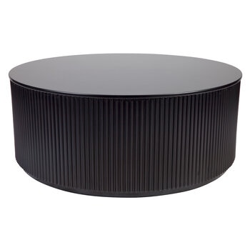 CAFE LIGHTING & LIVING Nomad Round Coffee Table Black