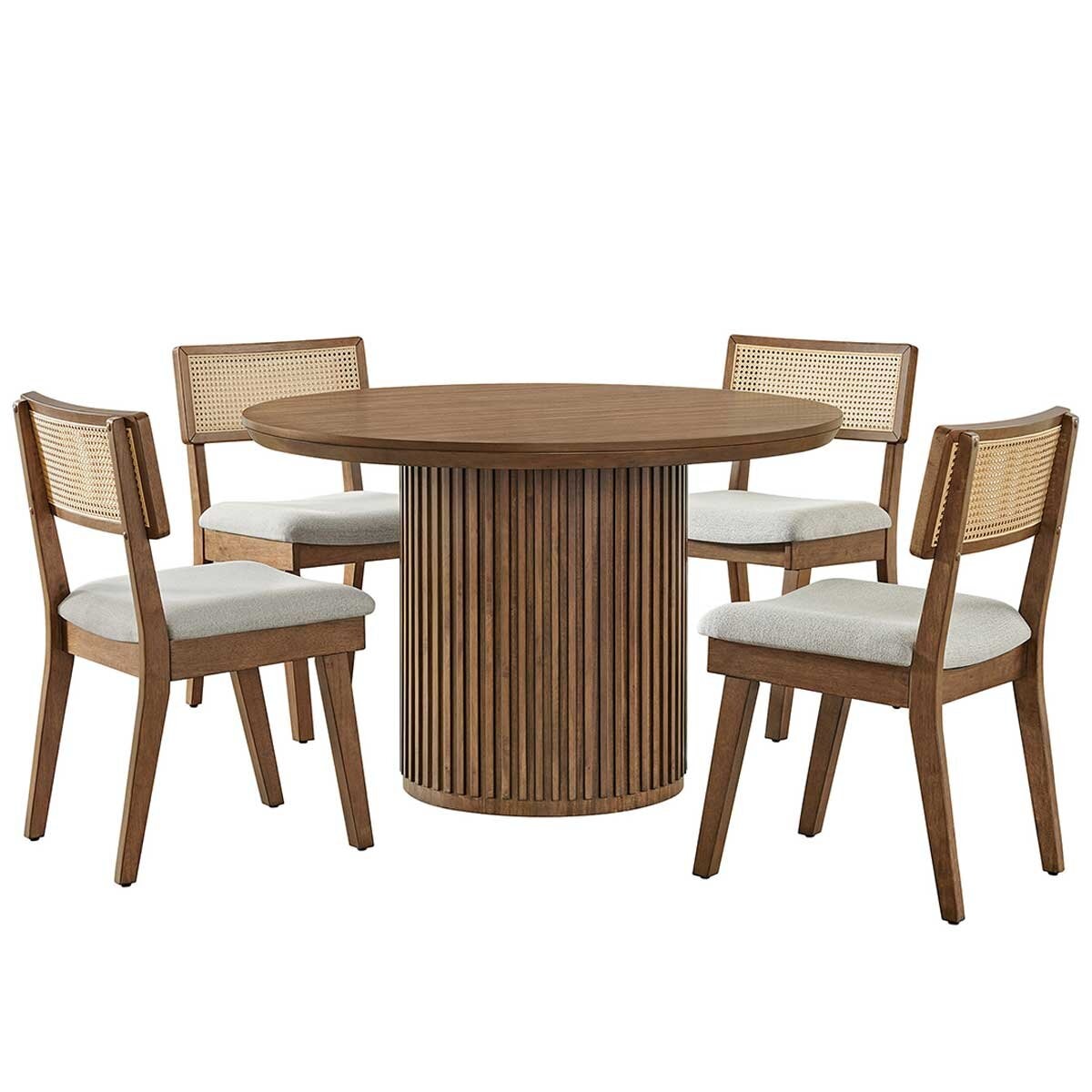 Bayside Furnishings 5 Piece Round Dining Set