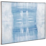Cafe Lighting and Living Vivify Oil On Canvas Painting Blue