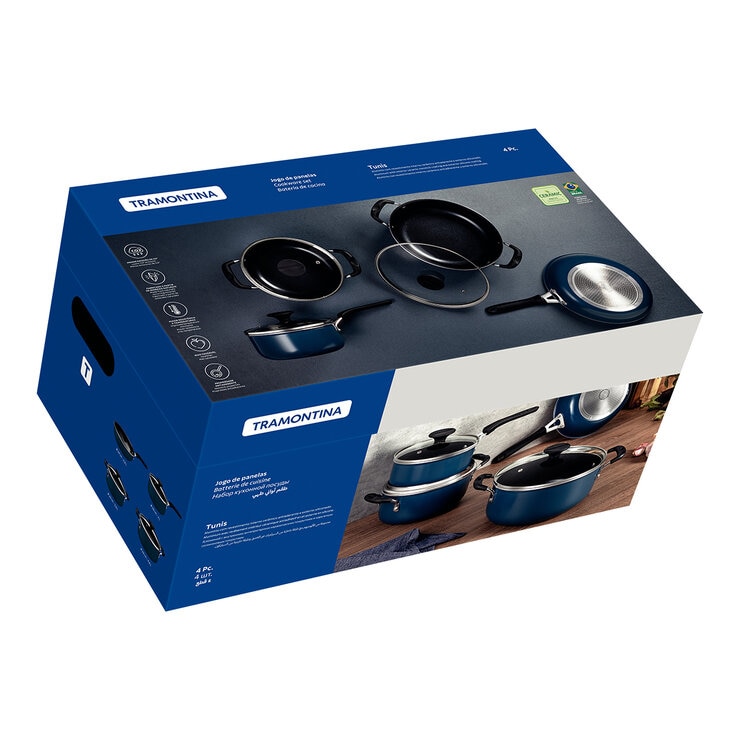 Tramontina Ceramic Cookware 4 Piece Set
