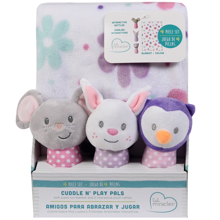 Little Miracles Cuddle N' Play Pals Set 4pc Costco Australia