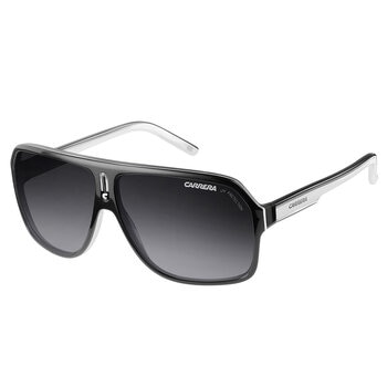 Carrera 27 Black Crystal White Grey Men's Sunglasses