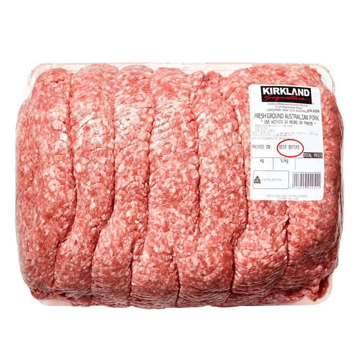 Kirkland Signature Fresh Ground Australian Pork Case Sale/Variable Weight 19 - 21kg