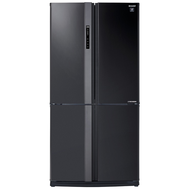 Sharp French 4 Door Black Refrigerator 624L SJXP624BK Costco Australia