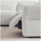 Aiden & Ivy Fabric Power Reclining Sectional With Power Headrests