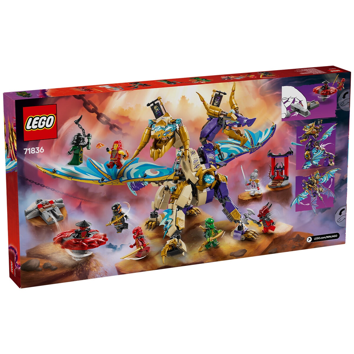LEGO NINJAGO Arc Dragon of Focus Ninja 71836
