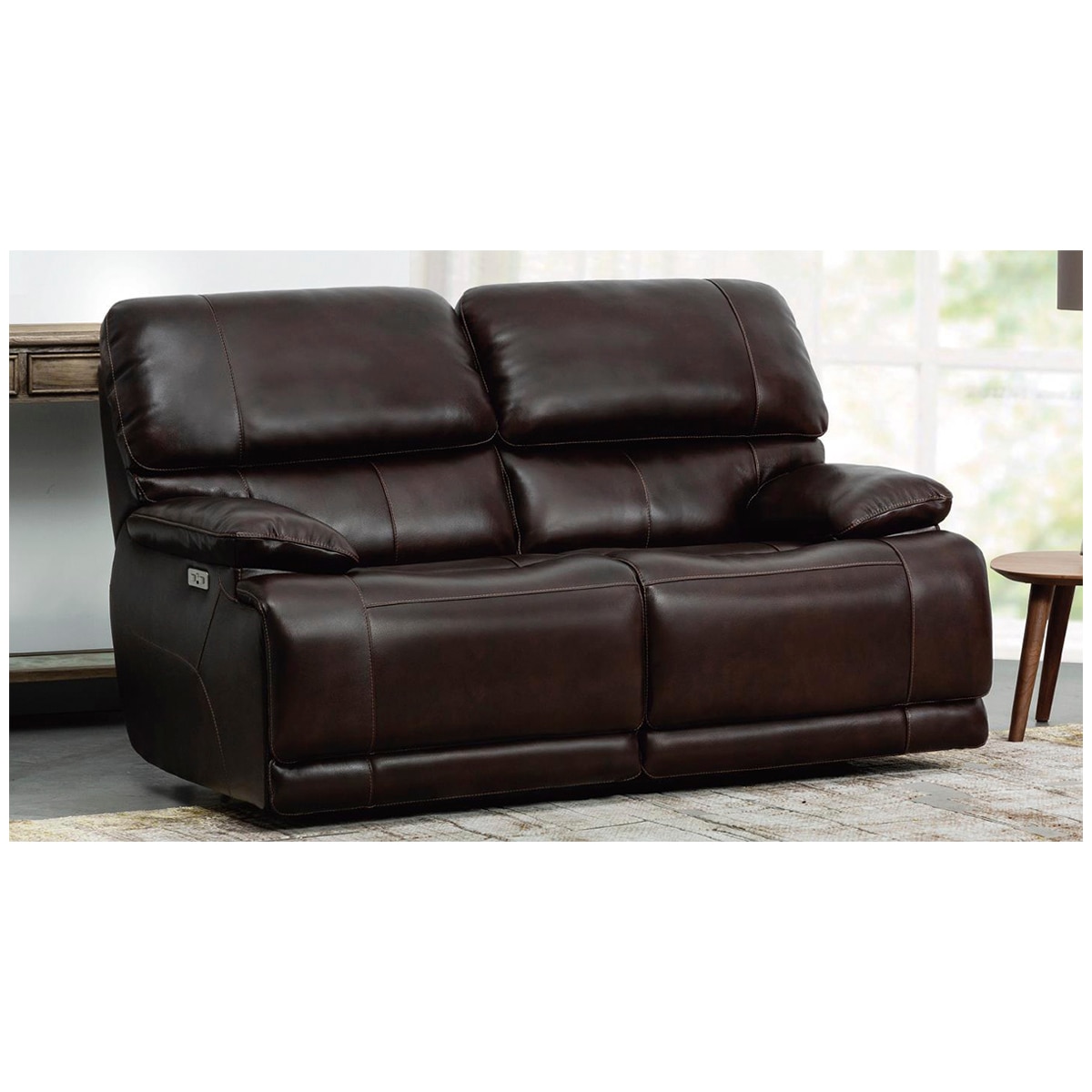 Simon Li Aleena Leather Power Reclining Loveseat Costco Australia