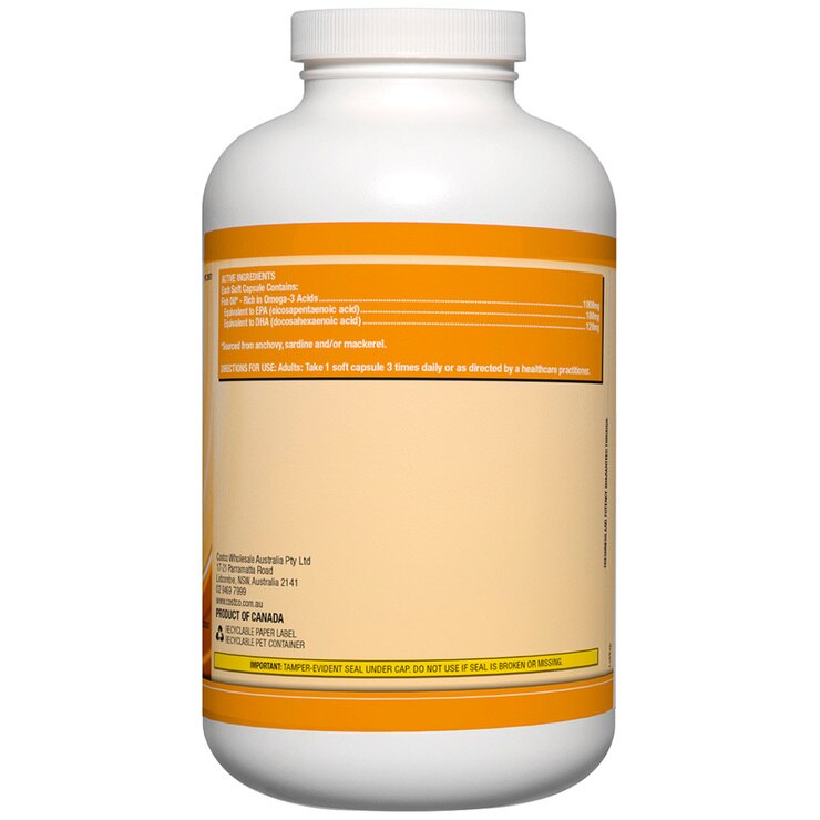 Kirkland Signature Omega 3 Fish Oil 1000mg, 400 softgel Costco Australia