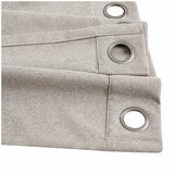 Piper Blackout Curtain Window Panel 2 Pack Beige