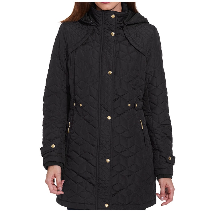 Weatherproof Women's Quilted Black Jacket Costco Australia