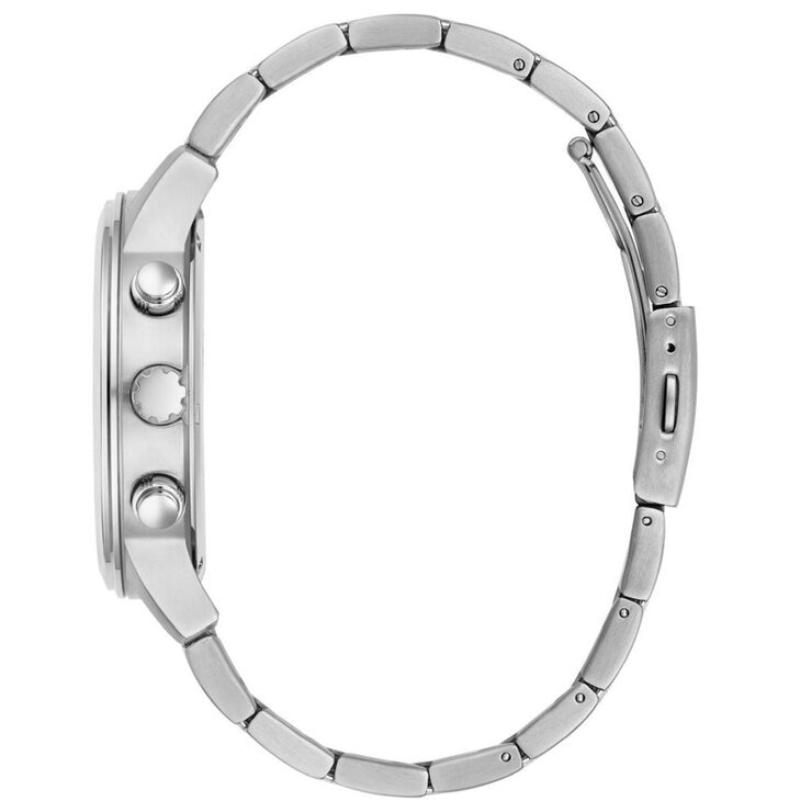 GUESS Parker Silver Tone Multifunction Men's Watch