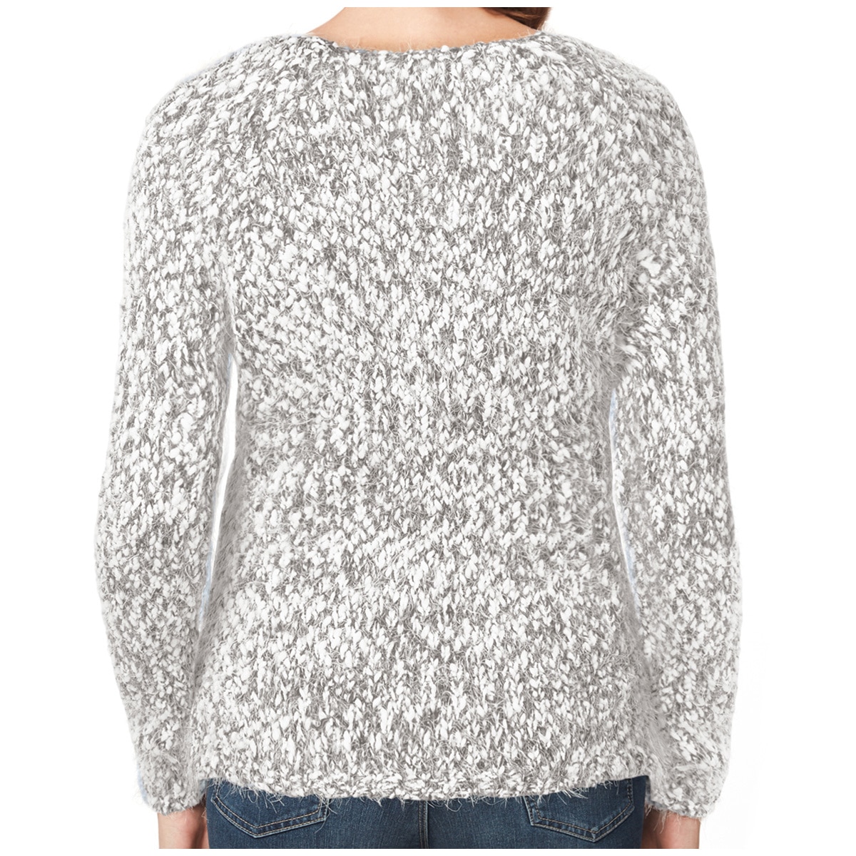 Buffalo Eyelash Sweater - Dusty Grey