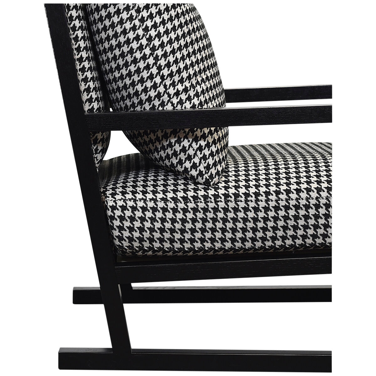 Moran Ohio Accent Chair Warwick Airlie Ebony Fabric