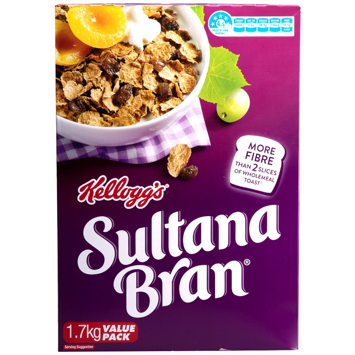 Kelloggs Sultana Bran 1.7kg Costco Australia